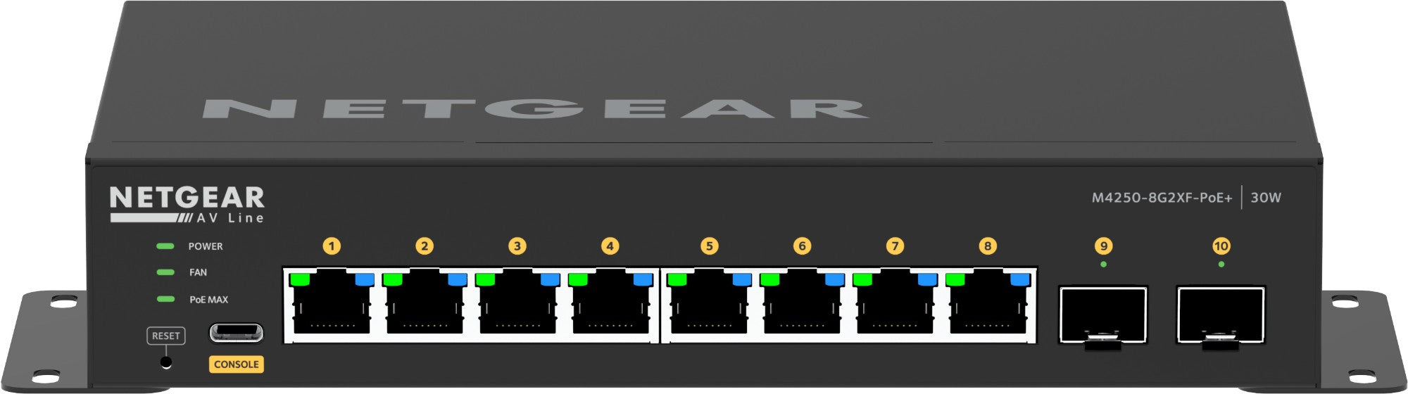 8x1G PoE+ 220W and 2xSFP+ Managed Switch