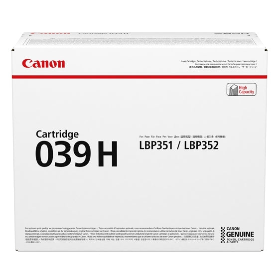 Canon 0288C001/039H Toner cartridge black, 25K pages ISO/IEC 19752 for Canon LBP-351