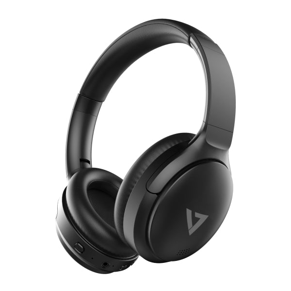 V7 HB800ANC headphones headset Wireless Head band Calls Music USB Type C Bluetooth Black