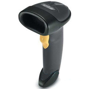 Motorola LS2208 Bar Code Scanner, 7 ft Black 1D Laser  - Computers - Zebra