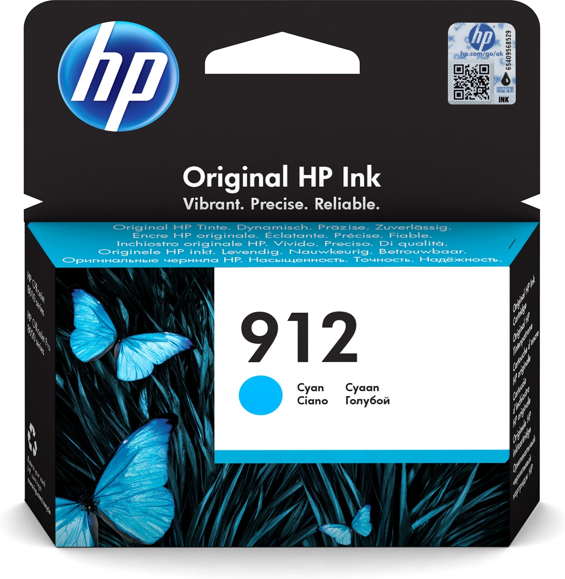HP 3YL77AE/912 Ink cartridge cyan, 315 pages 2.93ml for HP OJ Pro 8010/e/8020