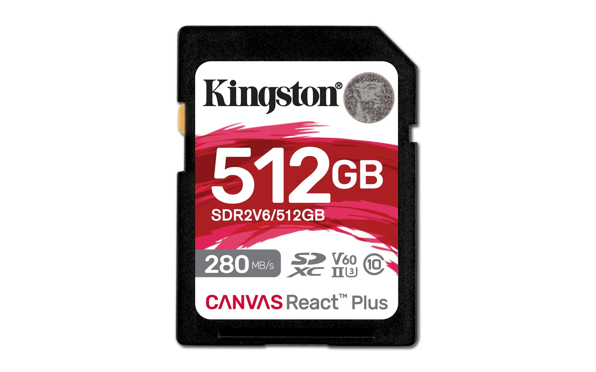 512GB Canvas React Plus SDXC UHS-II 280R/150W U3 V60 for Full HD/4K