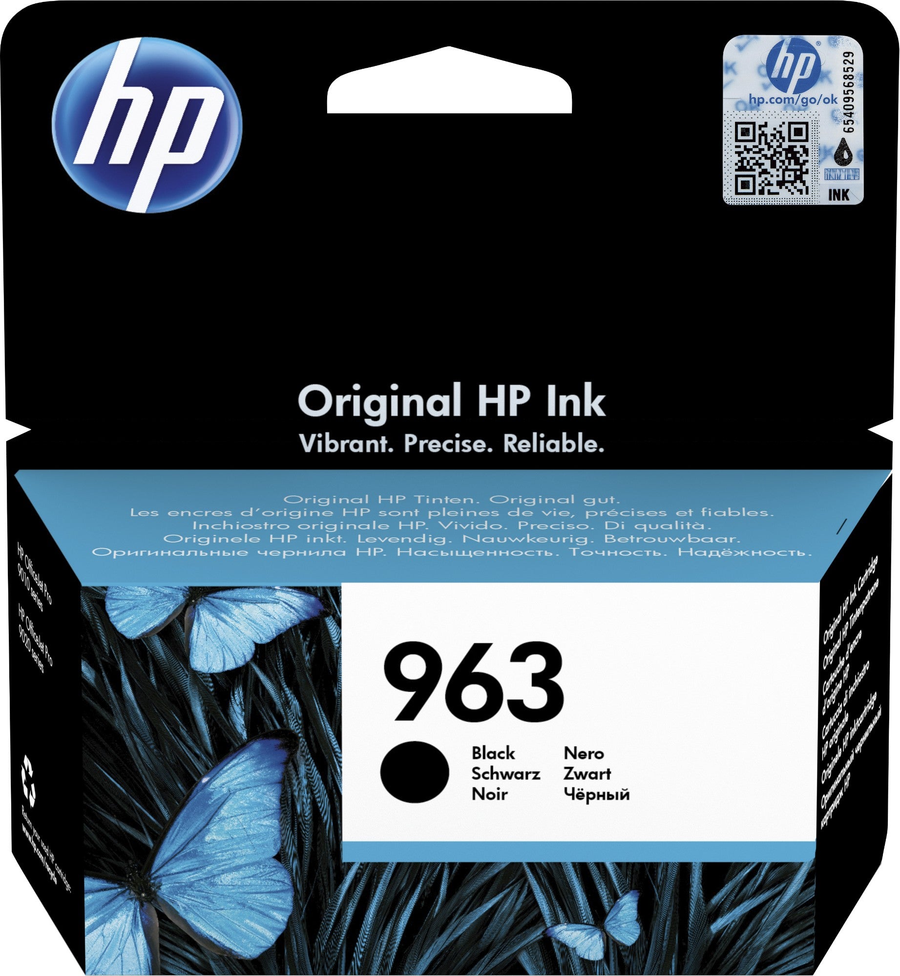 HP 3JA26AE/963 Ink cartridge black, 1K pages 24.09ml for HP OJ Pro 9010/e/9020/9020 e