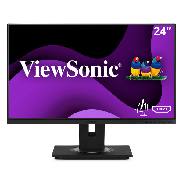 Viewsonic VG Series VG2448a 61 cm (24") 1920 x 1080 pixels Full HD LED Black  - Monitors & Accessories - Viewsonic