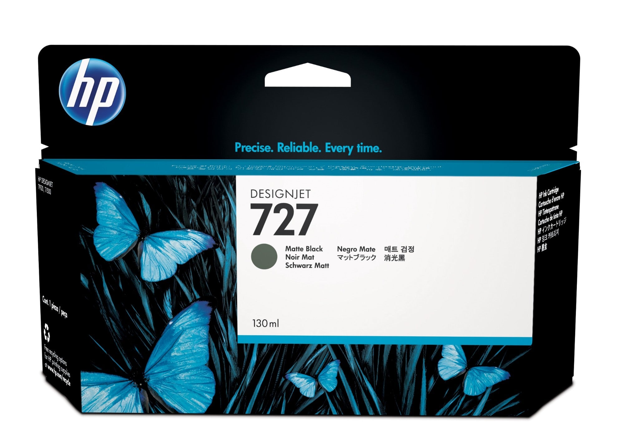 HP B3P22A/727 Ink cartridge black matt 130ml for HP DesignJet T 920/930  - Printers & Scanners - HP