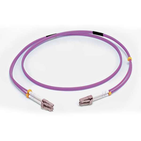 C2G 2M LC/LC OM4 LSZH FIBRE PATCH - VIOLET InfiniBand/fibre optic cable