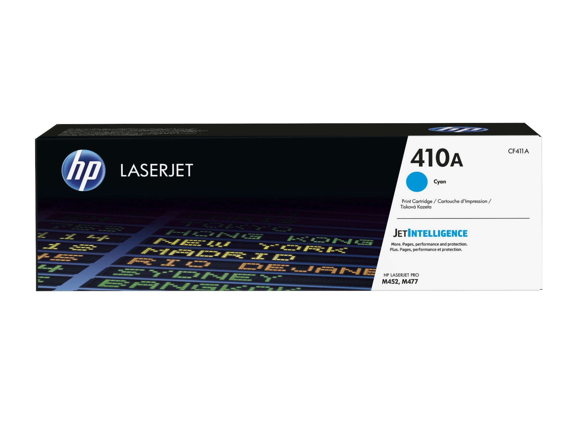 HP CF411A/410A Toner cartridge cyan, 2.3K pages ISO/IEC 19798 for HP Pro M 452
