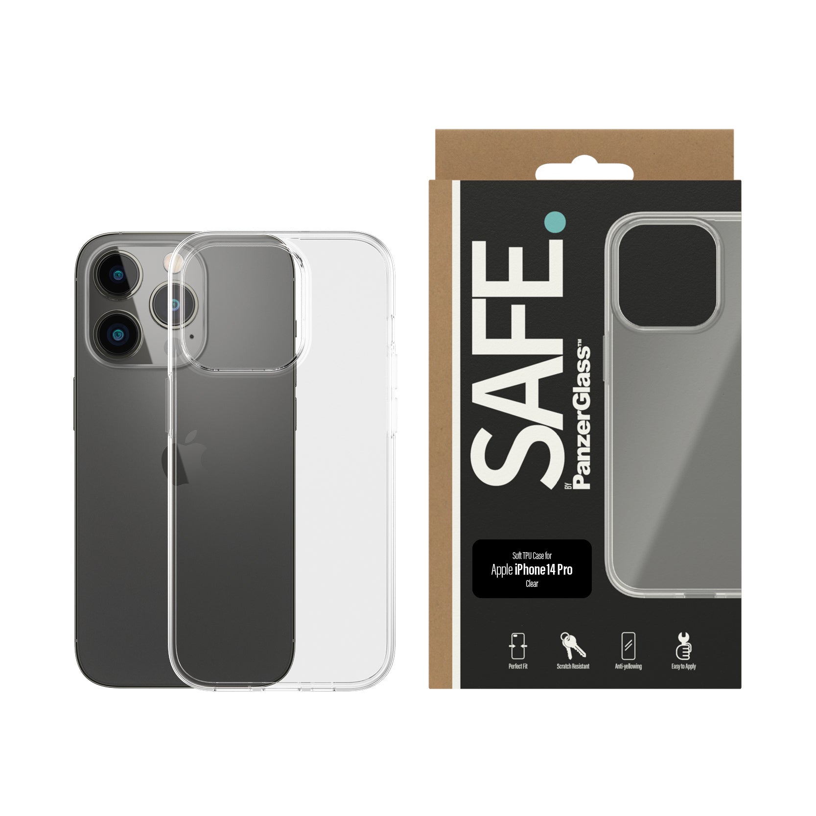 PanzerGlass SAFE. by ® TPU Case Apple iPhone 14 Pro | Transparent