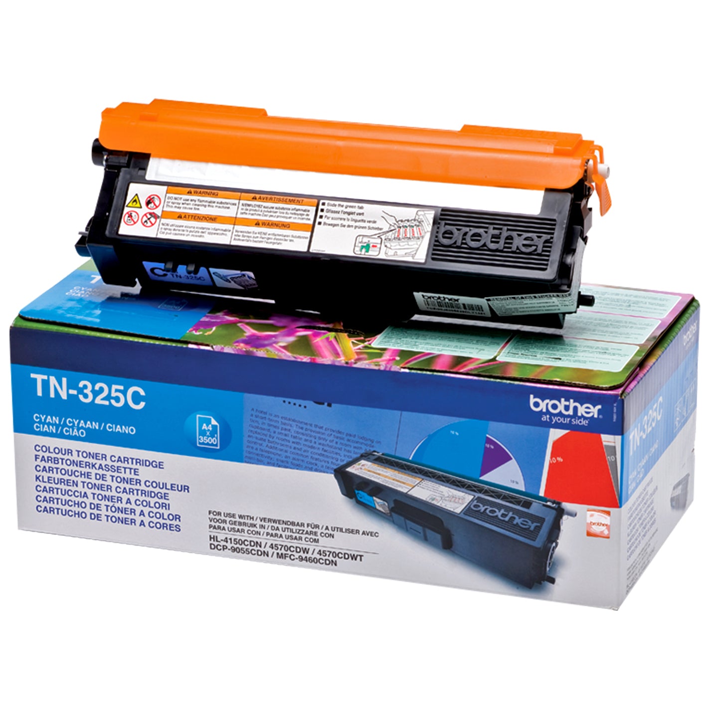 Brother TN-325C Toner cyan high-capacity, 3.5K pages ISO/IEC 19798 for Brother HL-4150/4570