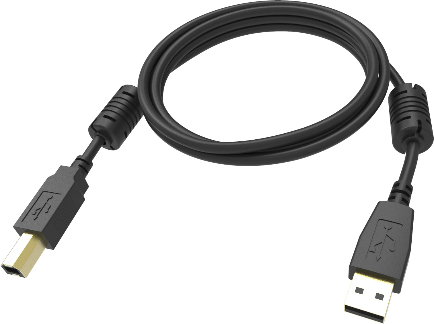 Vision TC 1MUSB/BL USB cable 1 m USB 2.0 USB B USB A Black
