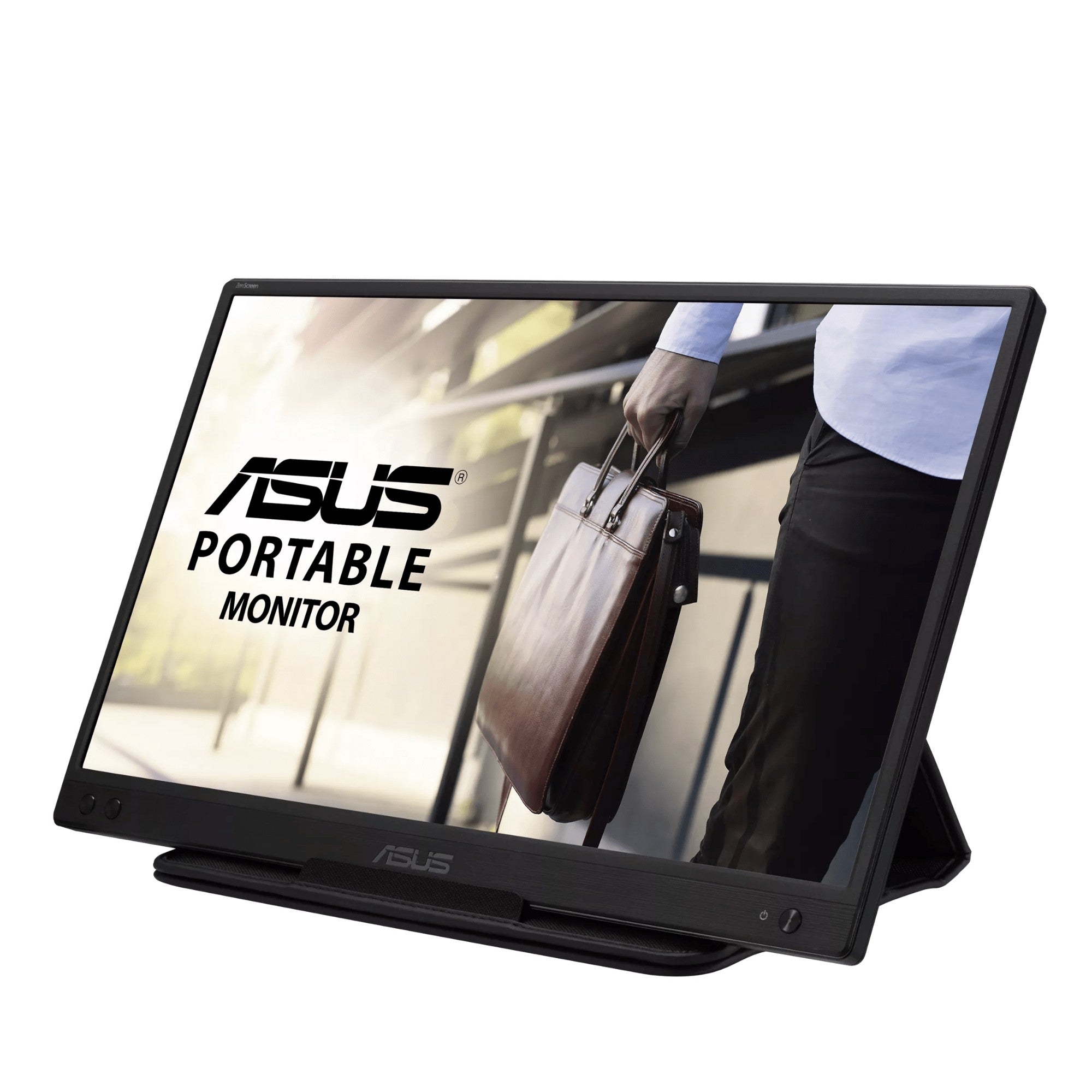 ASUS ZenScreen MB166C computer monitor 39.6 cm (15.6") 1920 x 1080 pixels Full HD LED Black  - Monitors & Accessories - ASUS