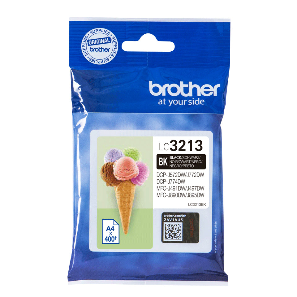 Brother LC-3213BK Ink cartridge black, 400 pages ISO/IEC 19752 for Brother DCP-J 772