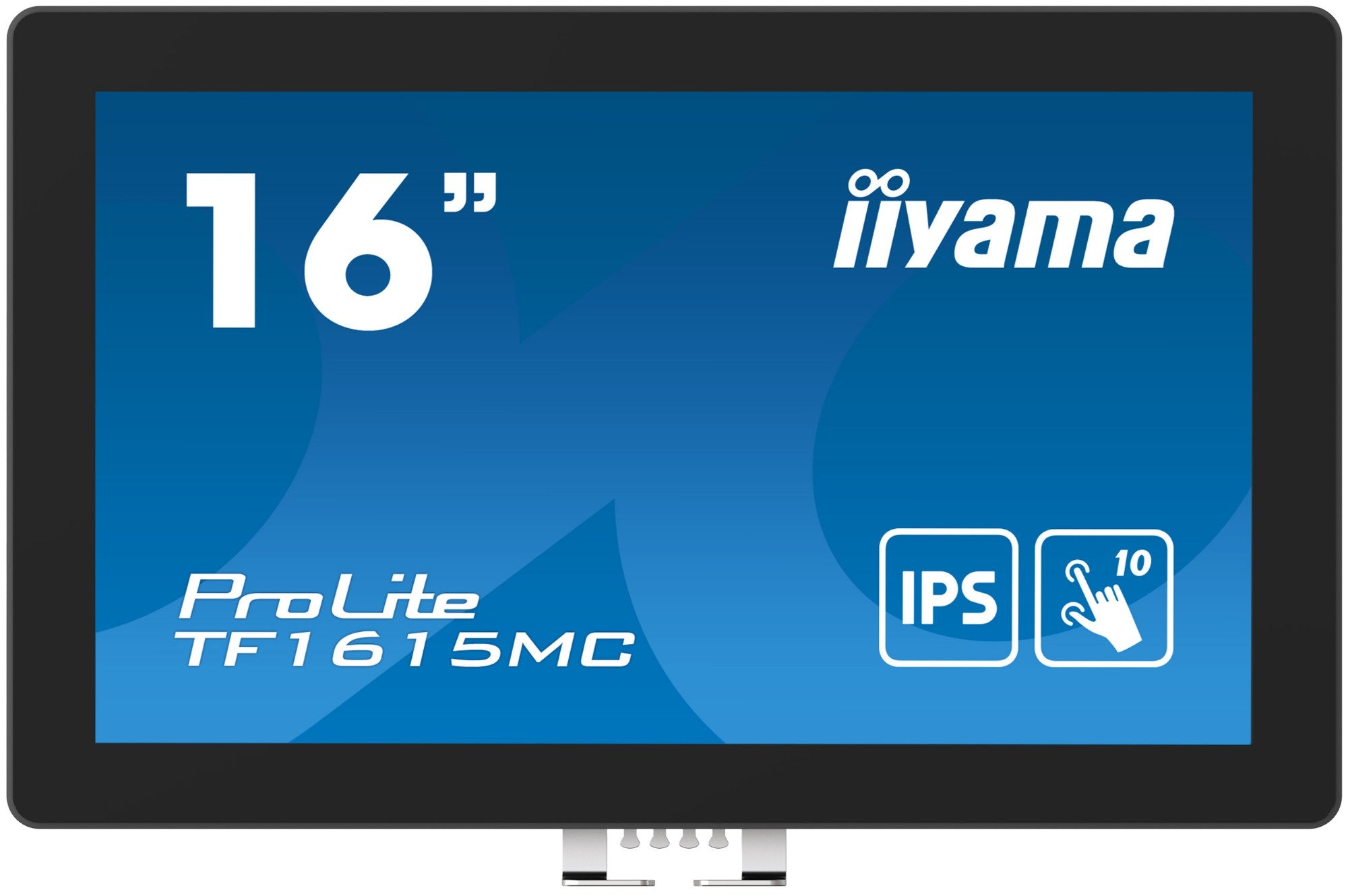 iiyama ProLite TF1615MC-B1 computer monitor 39.6 cm (15.6") 1920 x 1080 pixels Full HD Touchscreen Black  - Monitors & Accessories - iiyama