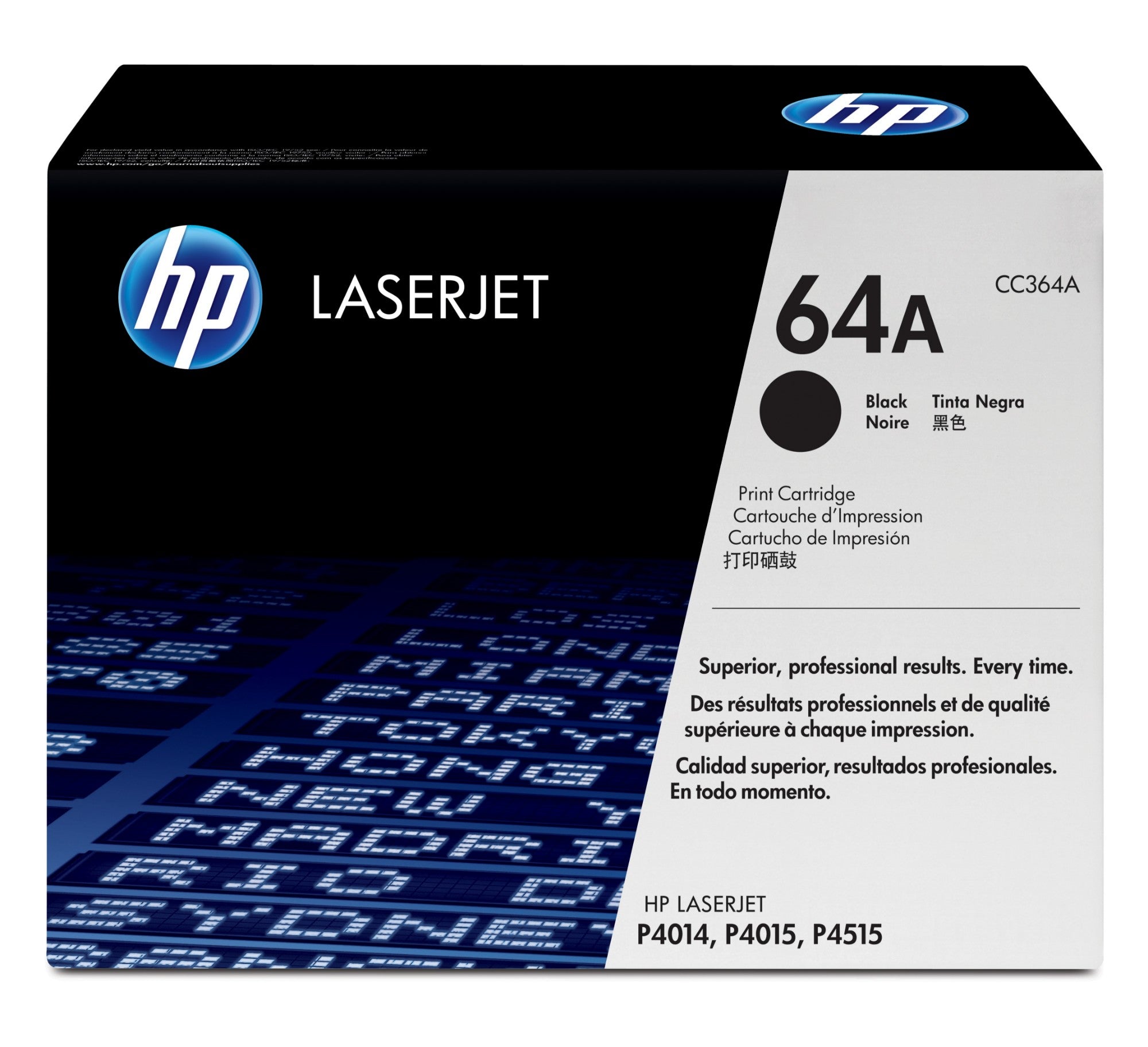 HP CC364A/64A Toner cartridge black, 10K pages ISO/IEC 19752 for HP LaserJet P 4014/4015