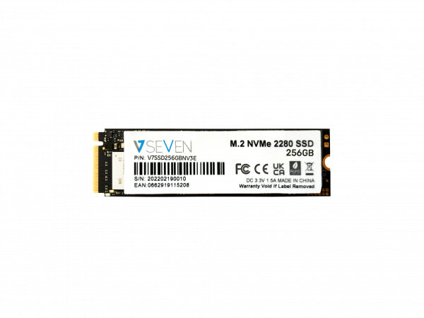 V7 V7SSD256GBNV3E internal solid state drive M.2 256 GB Serial ATA III 3D TLC NVMe