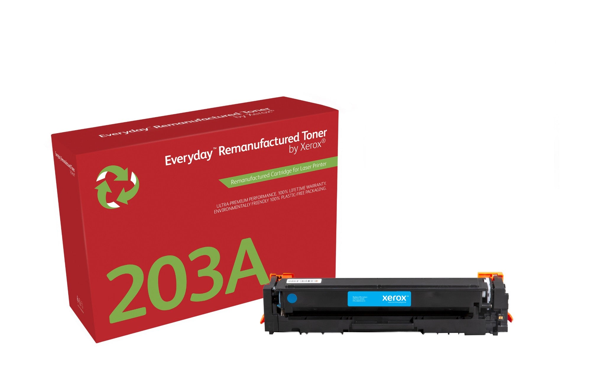 Everyday™ Cyan Remanufactured Toner by Xerox compatible with HP 203A (CF541A)