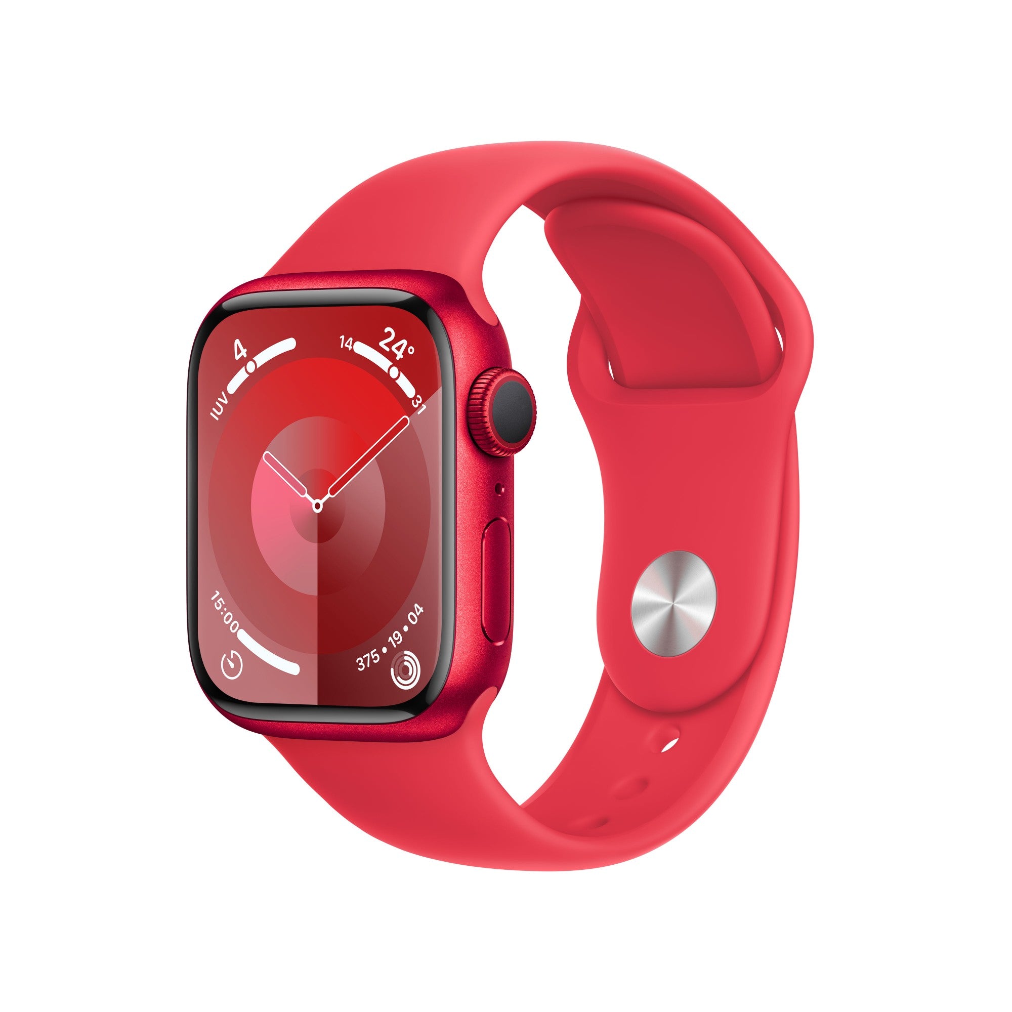 Apple Watch Series 9 GPS 41mm (PRODUCT)RED Aluminium Case w/ (PRODUCT)RED Sport Band - S/M  - Telecom & Navigation - Apple