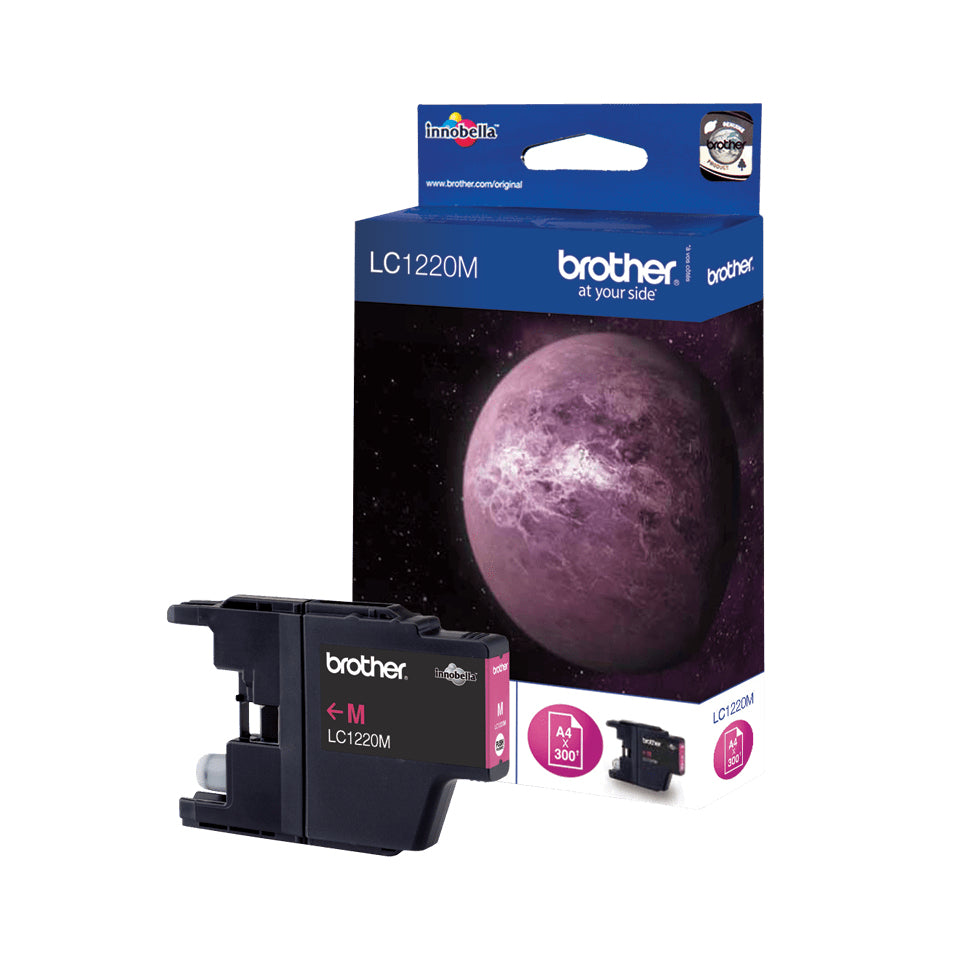 Brother LC-1220M Ink cartridge magenta, 300 pages ISO/IEC 24711 for Brother DCP-J 525