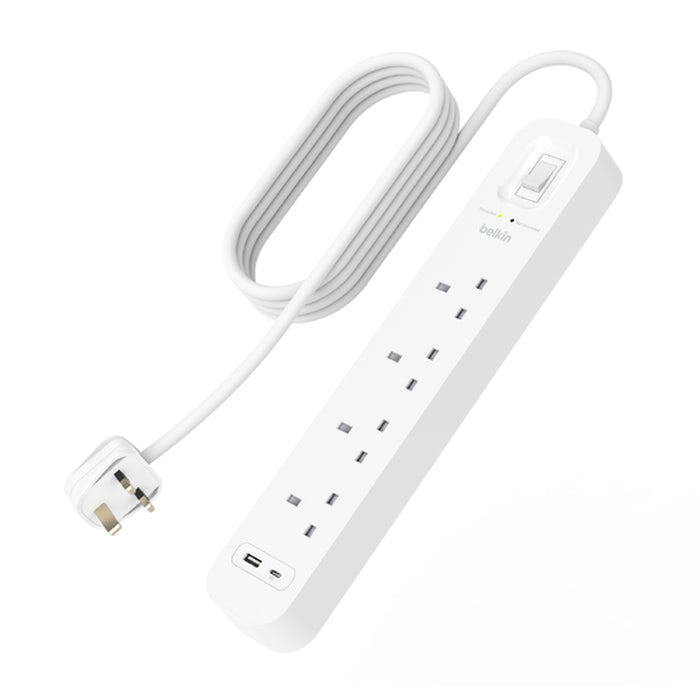 Belkin Connect White 4 AC outlet(s) 2 m