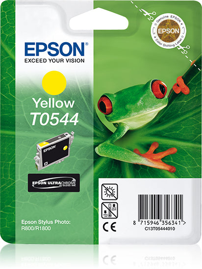 Epson C13T05444010/T0544 Ink cartridge yellow, 400 pages ISO/IEC 24711 13ml for Epson Stylus Photo R 800