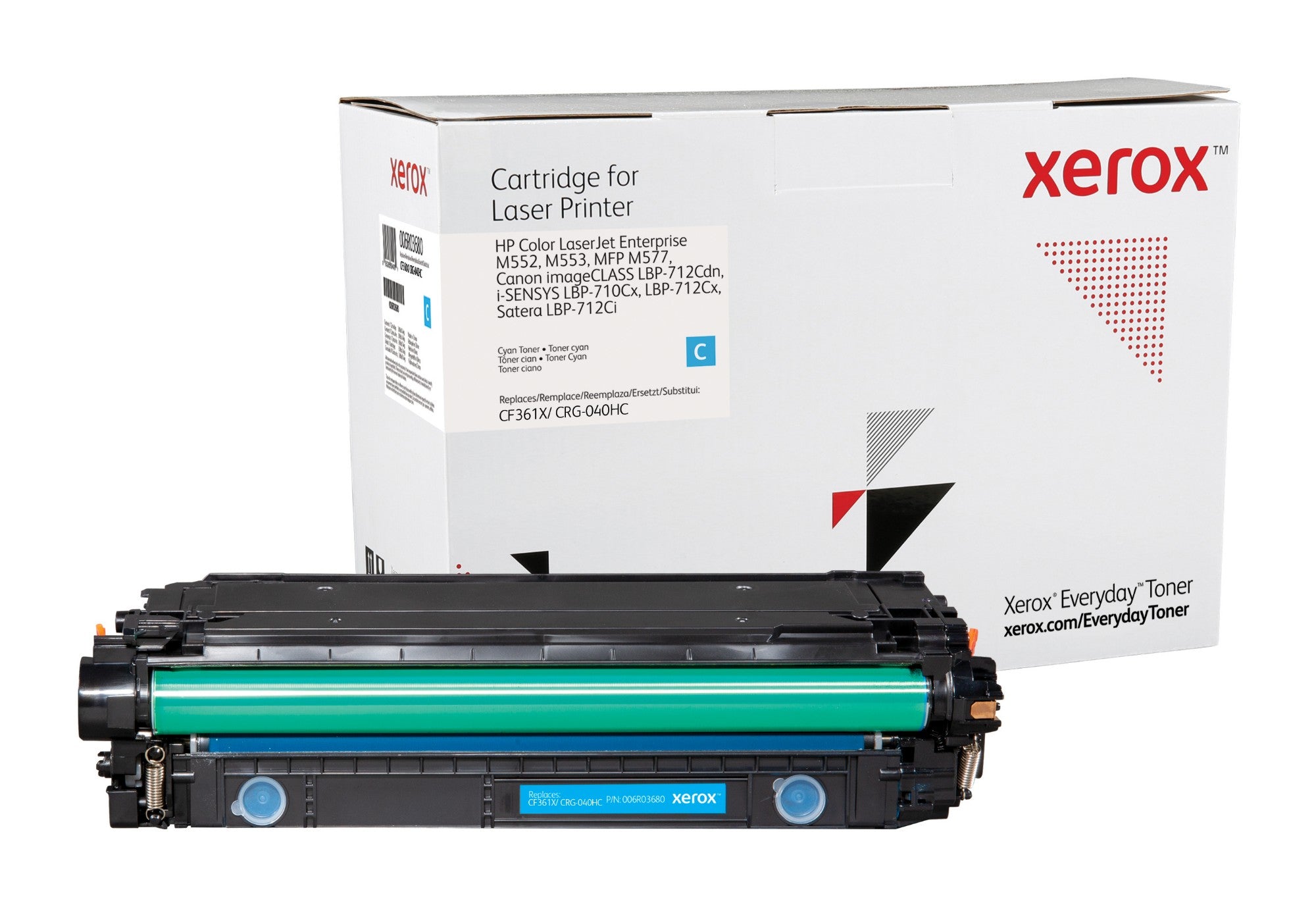 Xerox 006R03680 Toner cartridge cyan, 9.5K pages (replaces Canon 040HC HP 508X/CF361X) for Canon LBP-710/HP CLJ M 552
