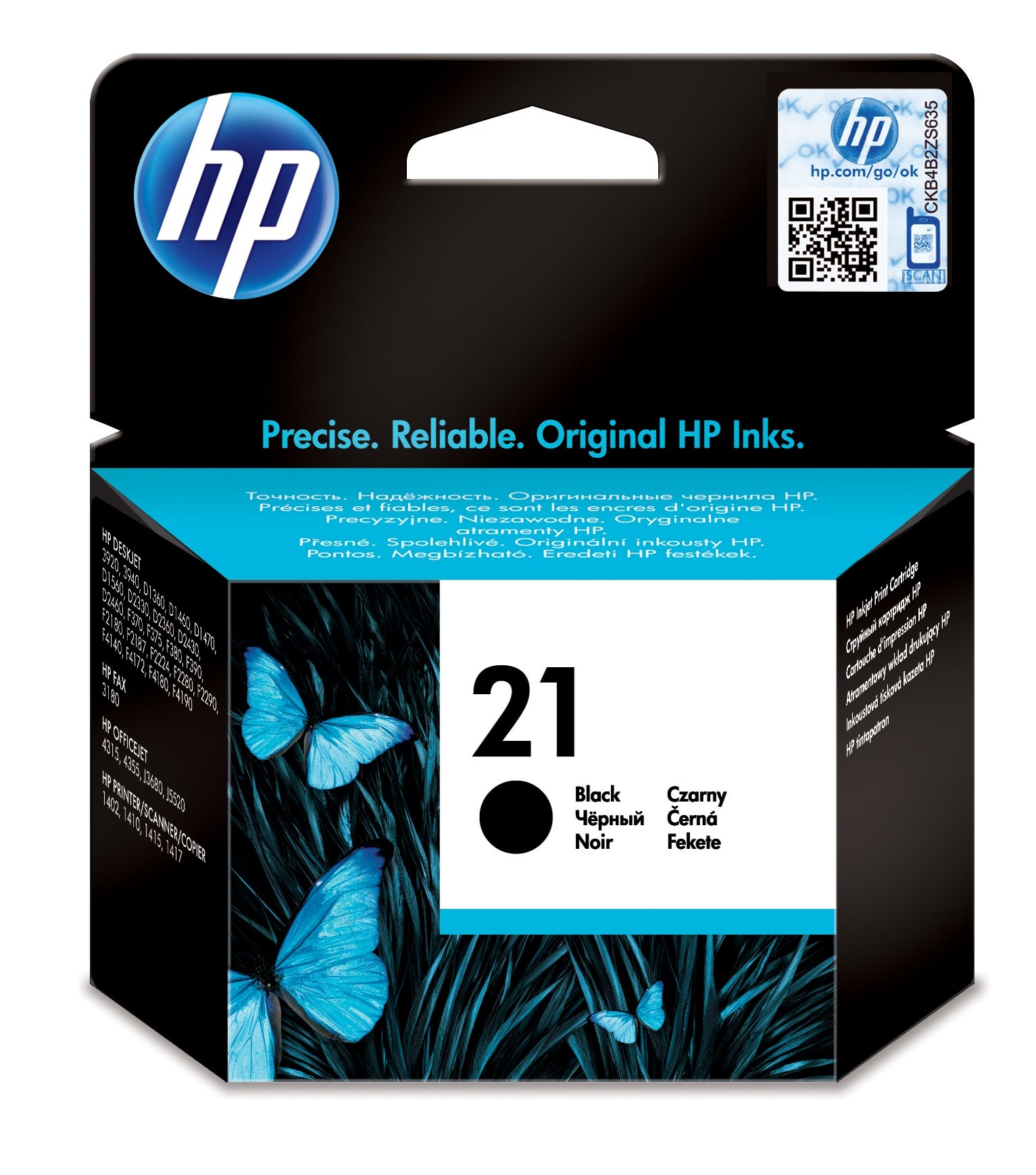 HP C9351AE/21 Printhead cartridge black, 190 pages ISO/IEC 24711 5ml for HP DeskJet F 4135/3910/OfficeJet J 3600/OfficeJet J 5500/OfficeJet 4315