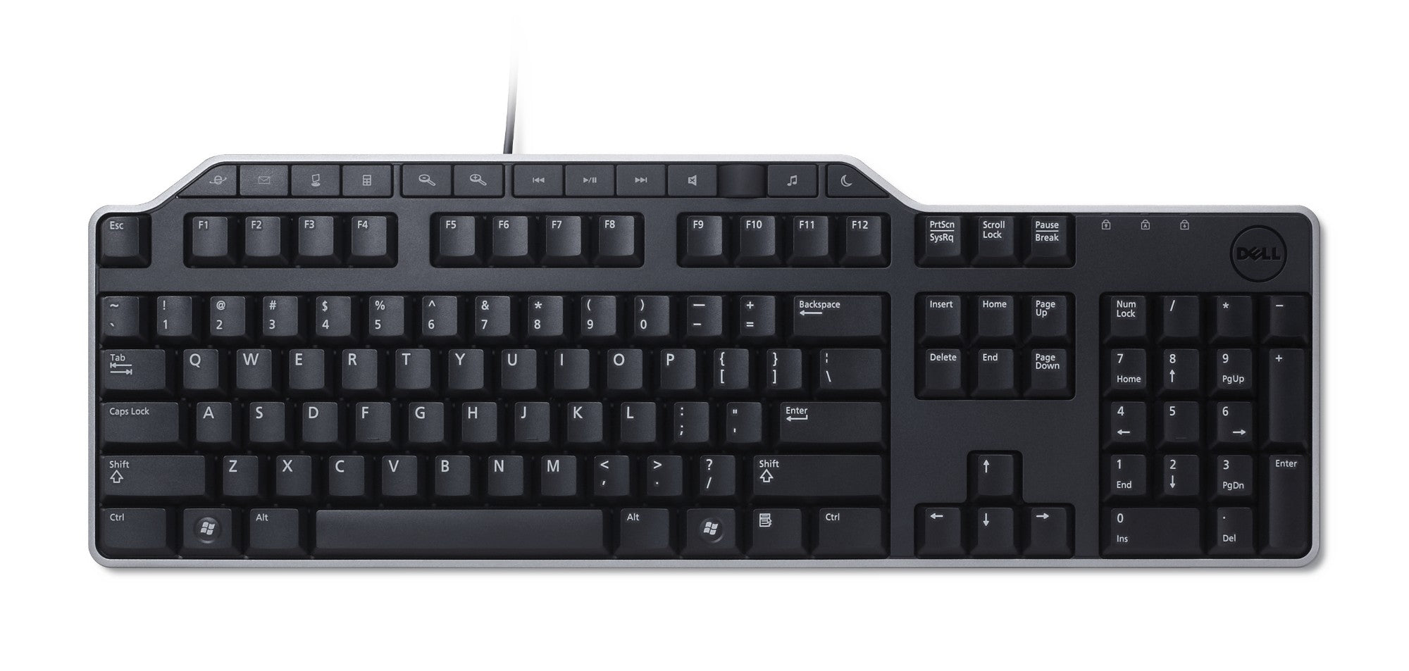 DELL KB522 keyboard Universal USB QWERTY UK English Black  - Data Input Devices - DELL