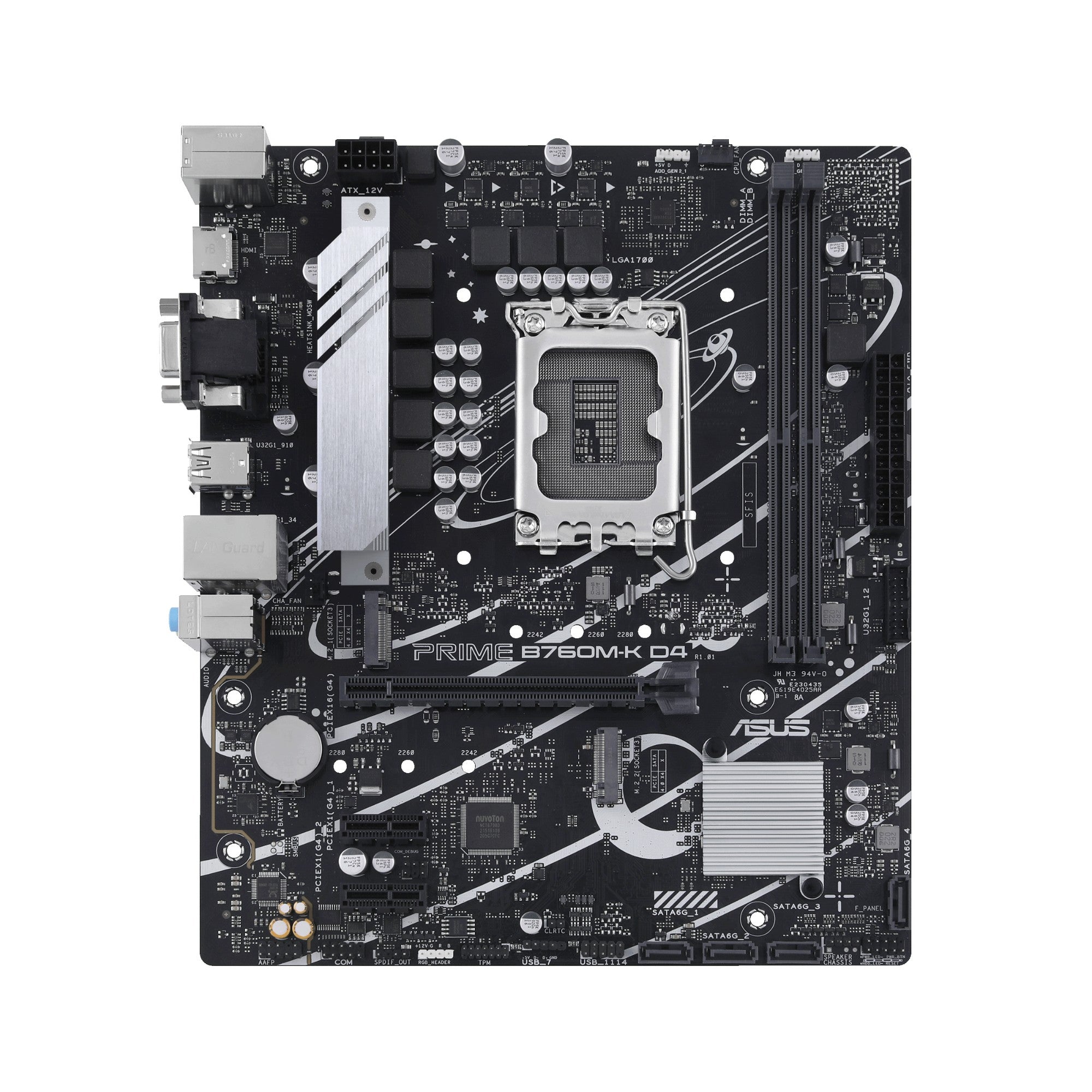 ASUS PRIME B760M-K D4 Intel B760 LGA 1700 micro ATX  - Computer Components - ASUS