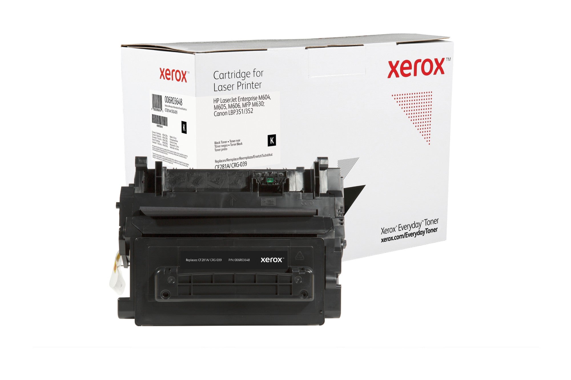 Xerox 006R03648 Toner cartridge black, 10.5K pages (replaces Canon 039 HP 81A/CF281A) for Canon LBP-351/HP LaserJet M 604/HP LaserJet M 606/HP LaserJet M 630