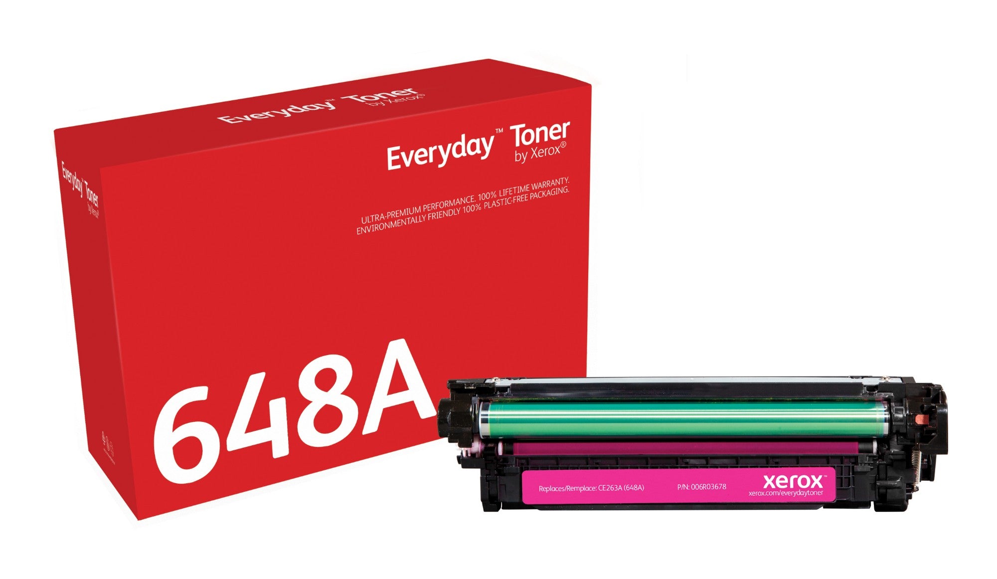 Everyday™ Magenta Toner by Xerox compatible with HP 648A (CE263A)