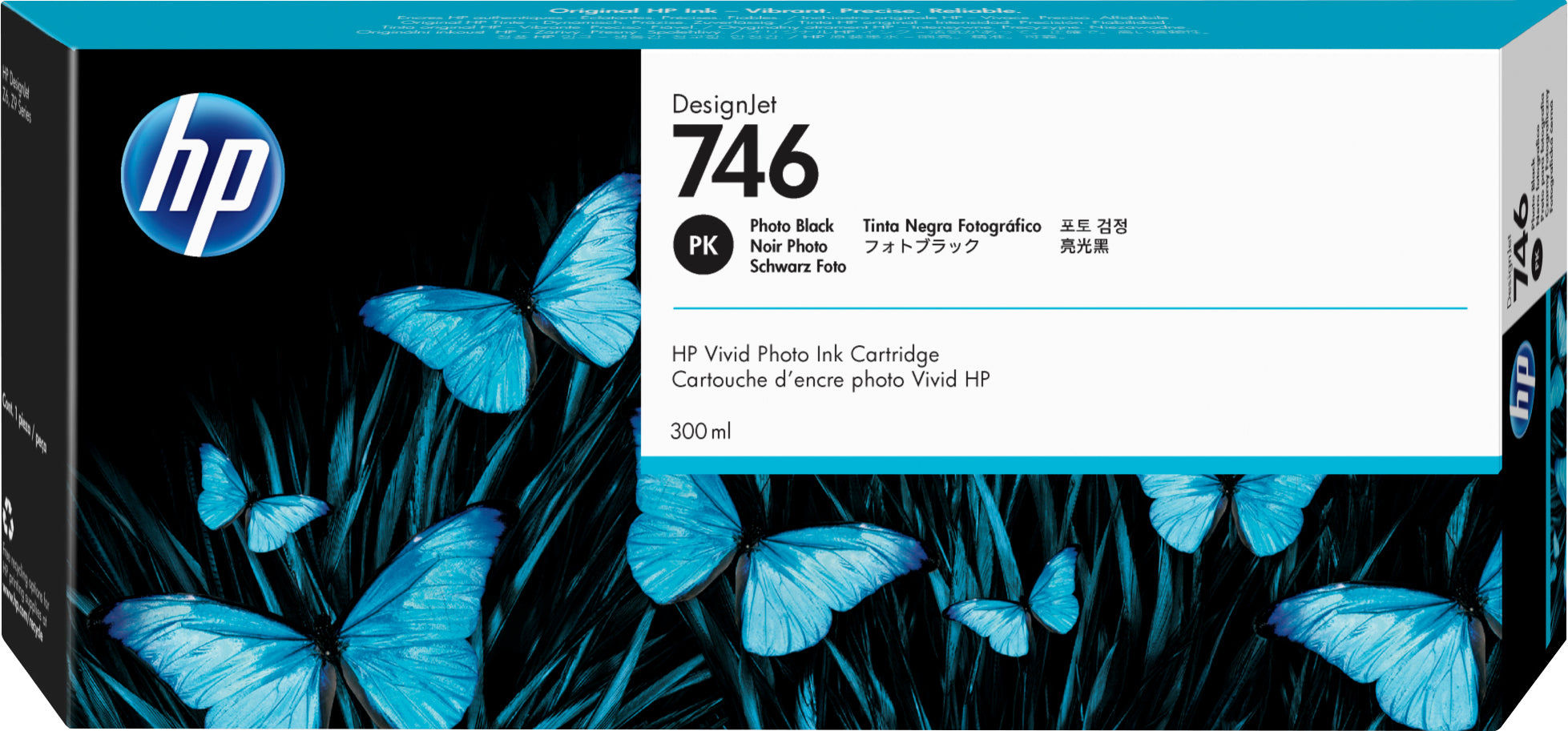HP P2V82A/746 Ink cartridge foto black 300ml for HP DesignJet Z 6/9+