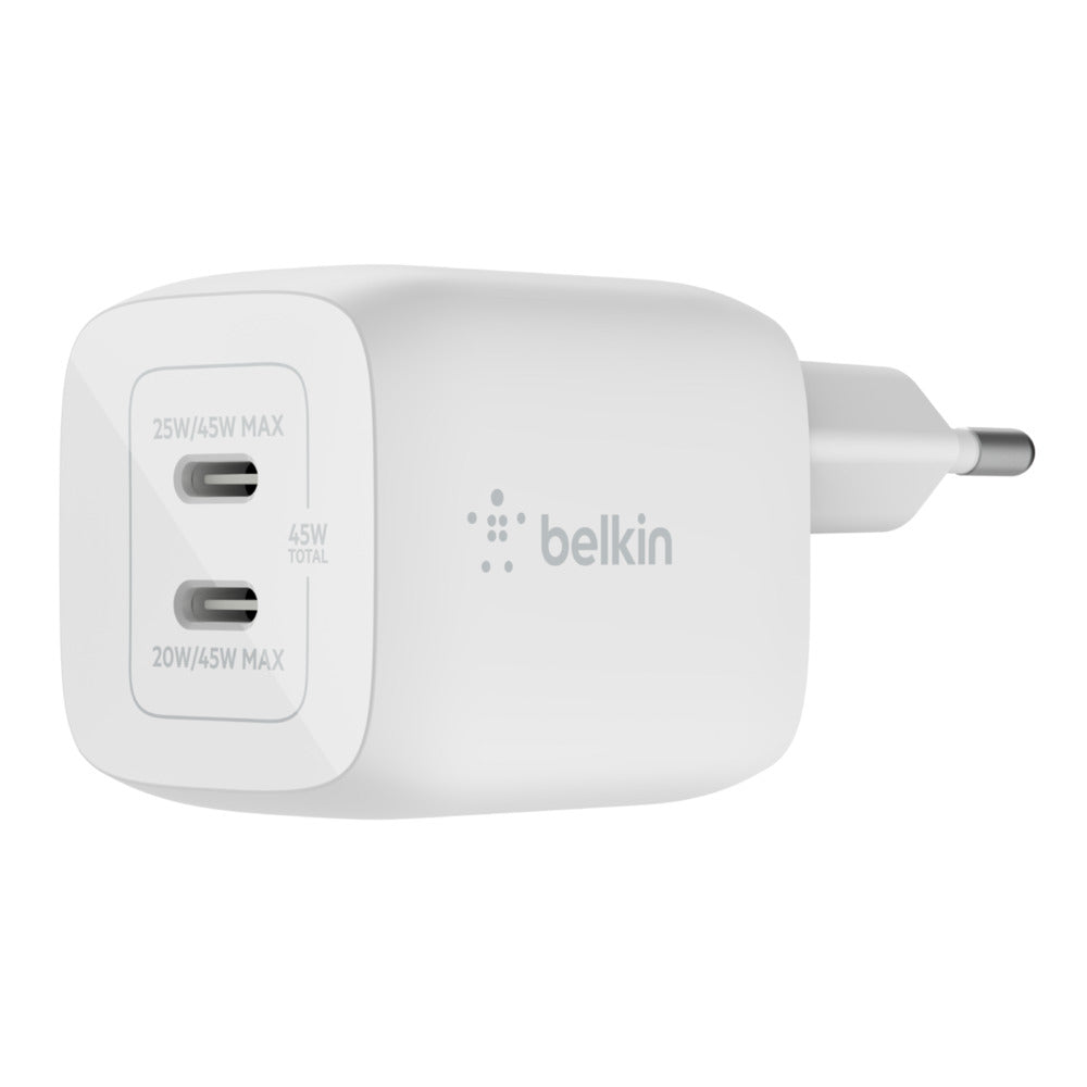 Belkin WCH011vfWH Laptop, Smartphone, Tablet White AC Fast charging Indoor  - Batteries & Power Supplies - Belkin