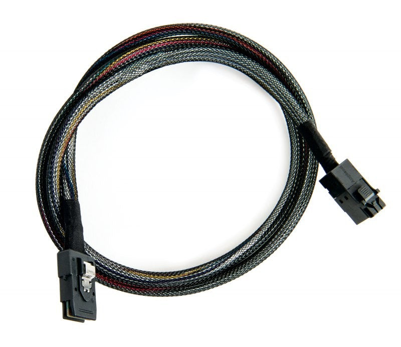 Microchip Technology 2279700-R Serial Attached SCSI (SAS) cable 1 m 6 Gbit/s Black