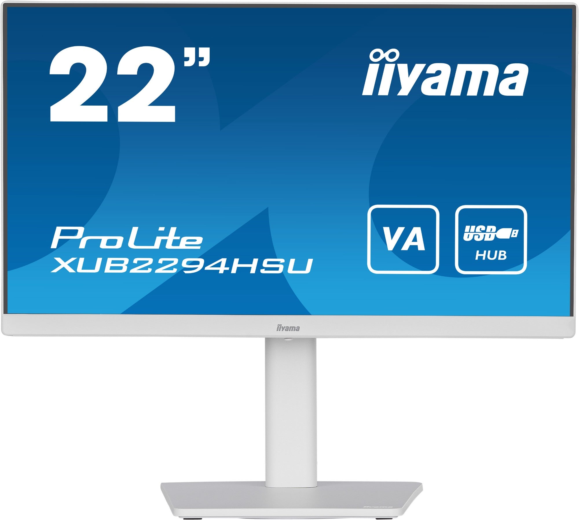iiyama ProLite computer monitor 54.6 cm (21.5") 1920 x 1080 pixels Full HD White
