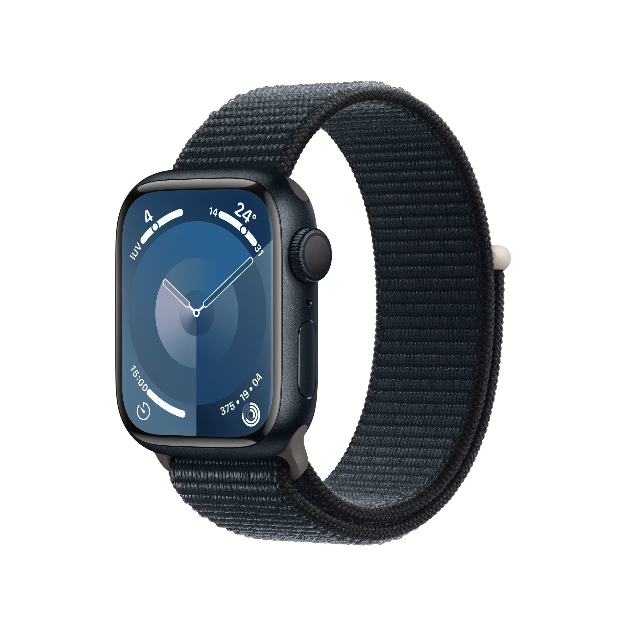 Apple Watch Series 9 GPS 41mm Midnight Aluminium Case w/ Midnight Sport Loop  - Telecom & Navigation - Apple