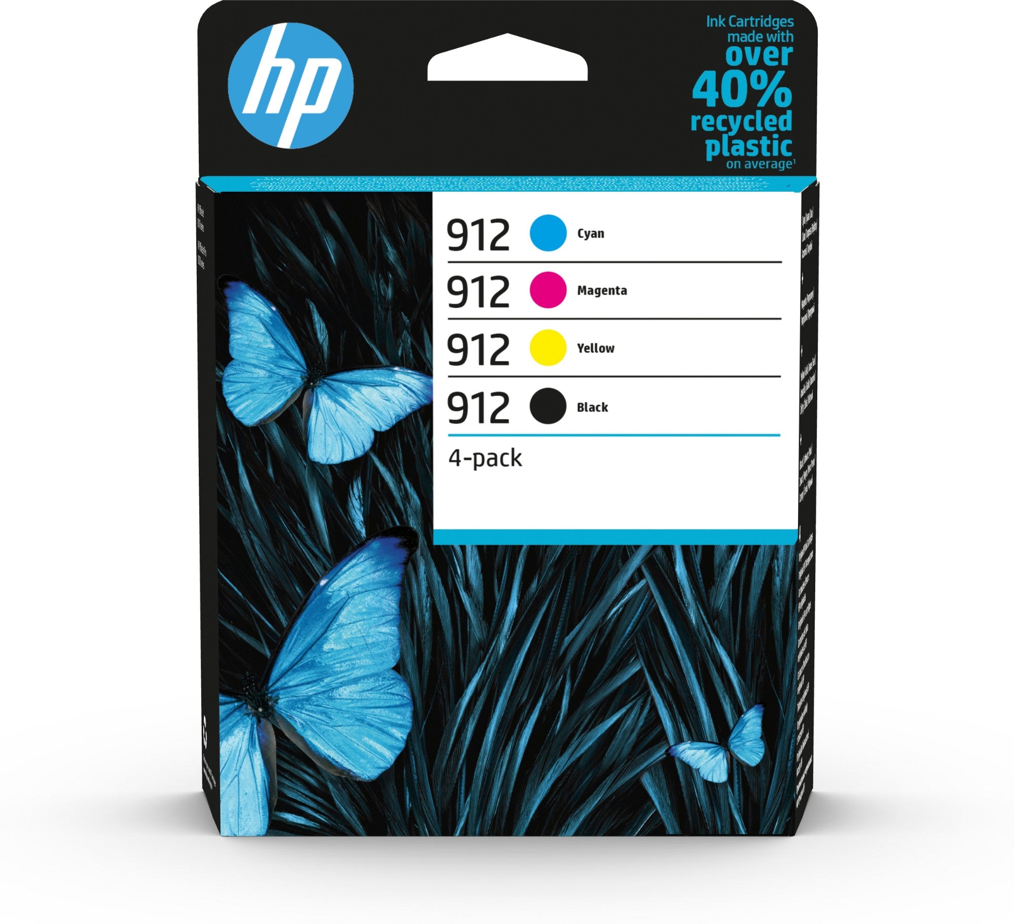 HP 6ZC74AE/912 Ink cartridge multi pack Bk,C,M,Y, 4x300 pages 17.08ml 8,3ml + 3x2,9ml Pack=4 for HP OJ Pro 8010/e/8020