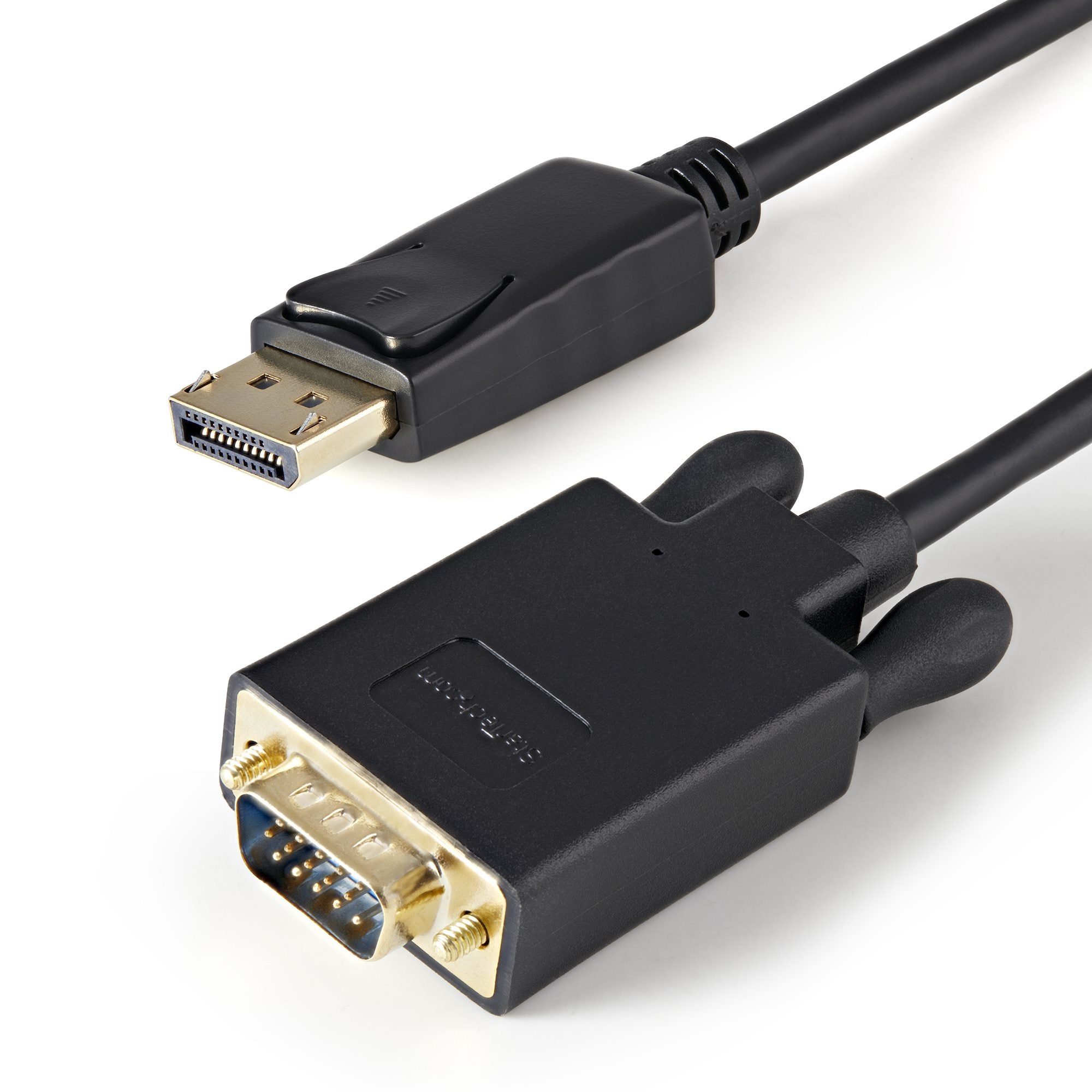 StarTech.com 3ft (1m) DisplayPort to VGA Cable - Active DisplayPort to VGA Adapter Cable - 1080p Video - DP to VGA Monitor Cable - DP 1.2 to VGA Converter - Latching DP Connector
