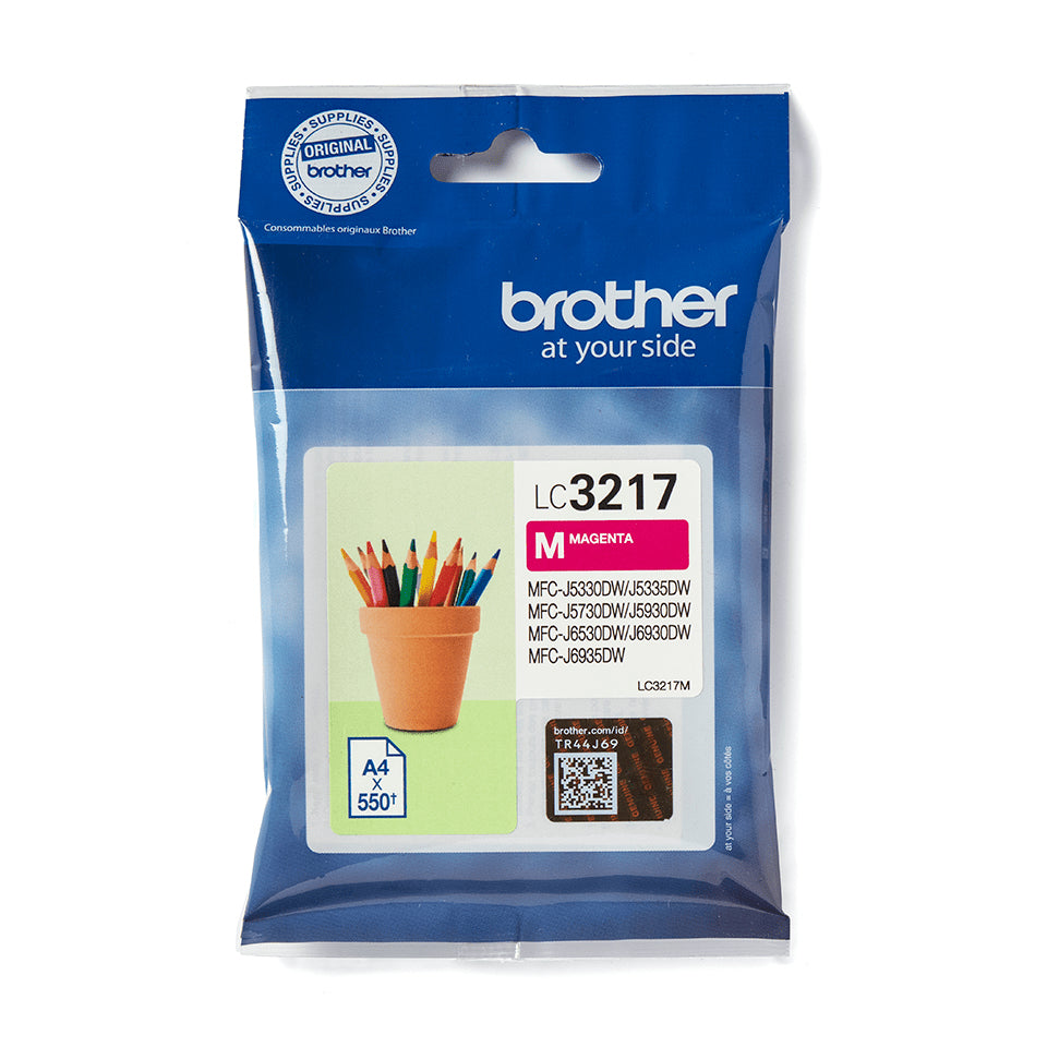 Brother LC-3217M Ink cartridge magenta, 550 pages ISO/IEC 24711 9ml for Brother MFC-J 5330