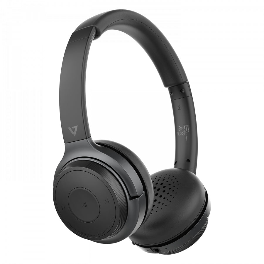 V7 HB600S headphones/headset Wireless Head-band Calls/Music USB Type-C Bluetooth Black