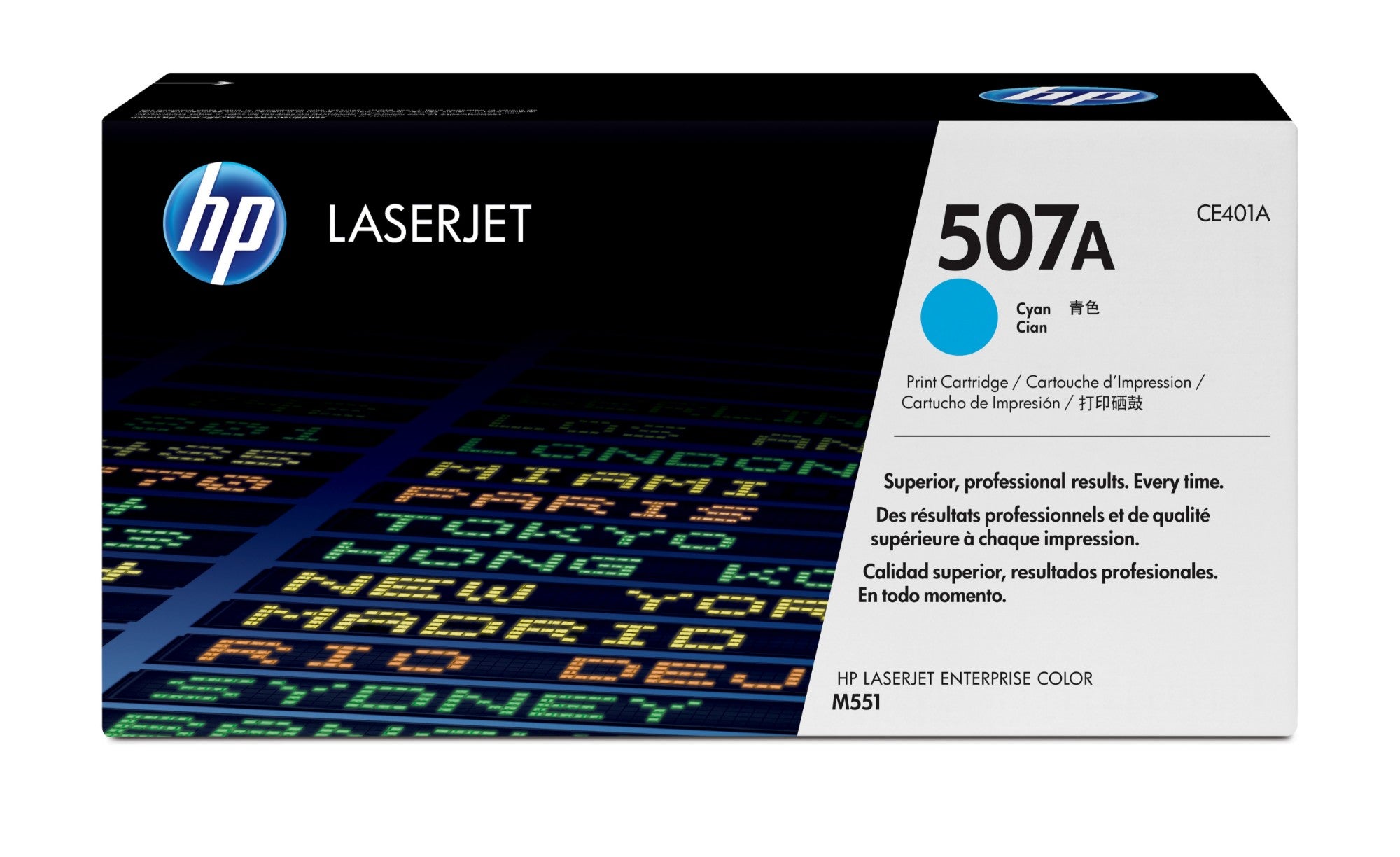 HP CE401A/507A Toner cartridge cyan, 6K pages ISO/IEC 19798 for HP LaserJet EP 500