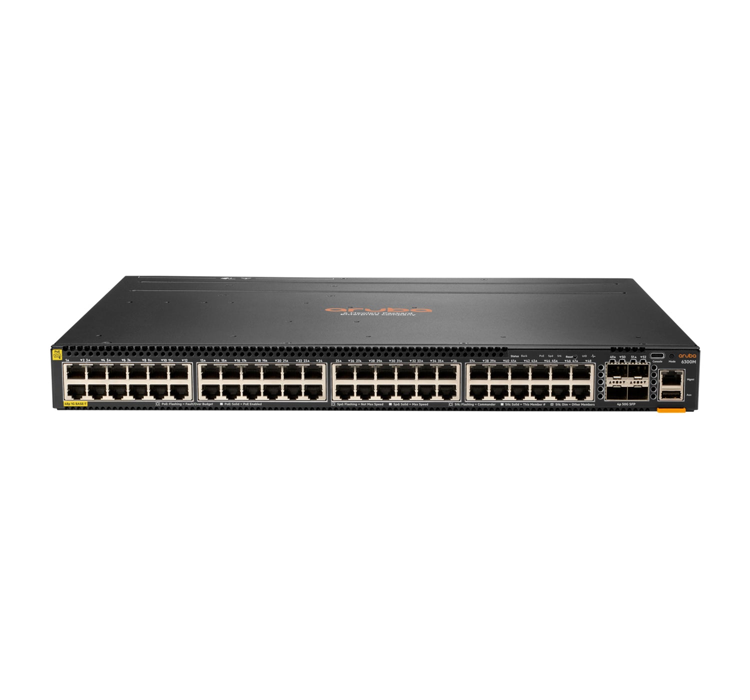 Aruba 6300M Managed L3 Gigabit Ethernet (10/100/1000) Power over Ethernet (PoE) 1U Grey