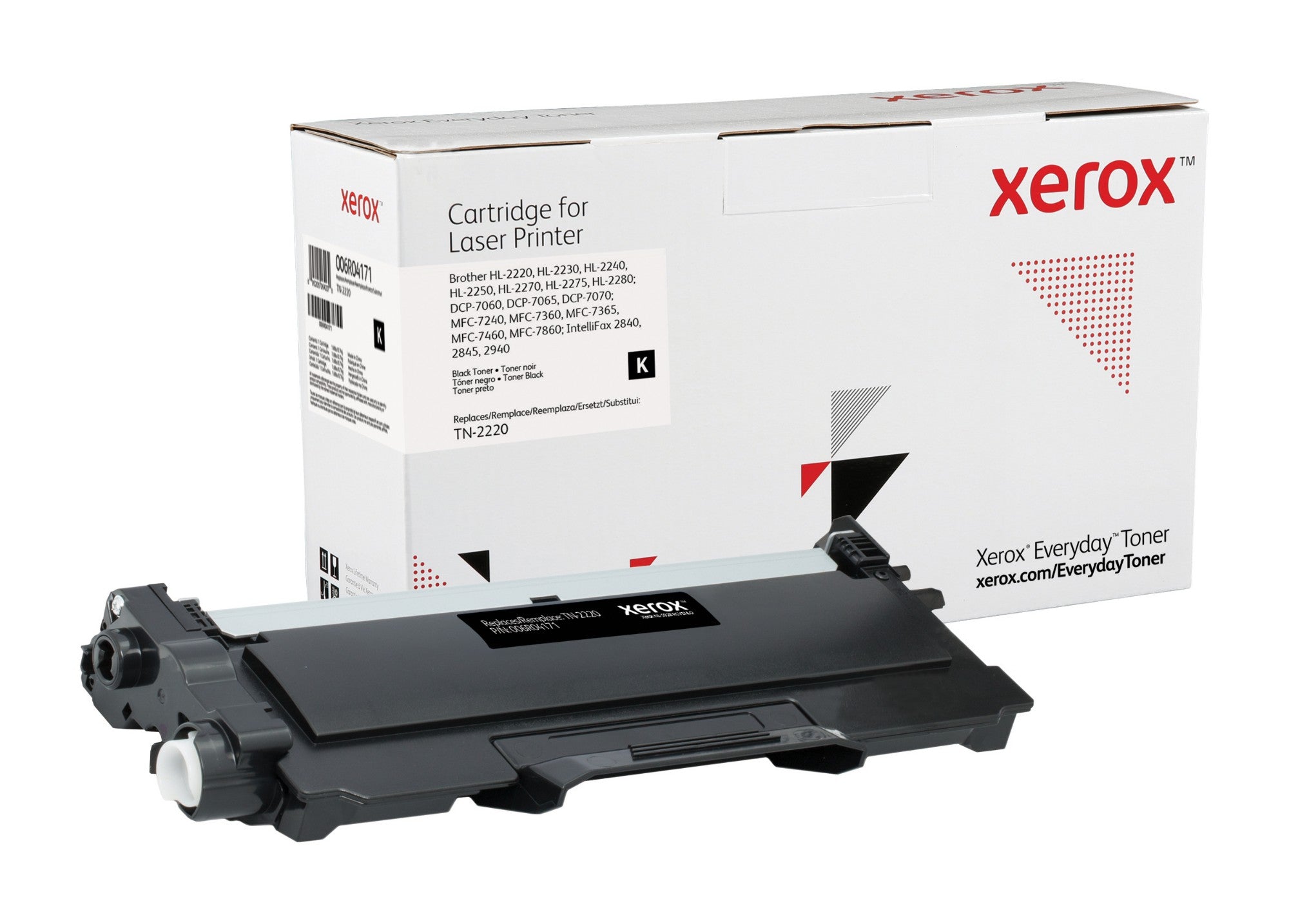 Xerox 006R04171 Toner-kit, 2.6K pages (replaces Brother TN2220) for Brother Fax 2840/HL-2240