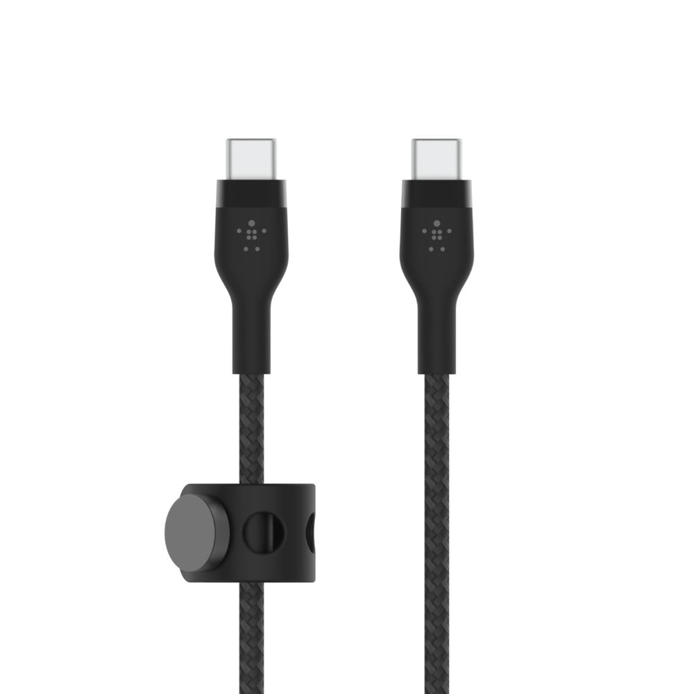 Belkin BOOST↑CHARGE PRO Flex USB cable 1 m USB 2.0 USB C Black  - Computer Cables - Belkin