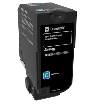 Lexmark 74C20C0 Toner-kit cyan return program, 3K pages ISO/IEC 19798 for Lexmark CS 720/725/CX 725  - Printers & Scanners - Lexmark