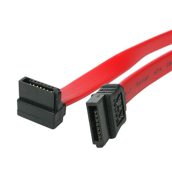 StarTech.com 24in SATA to Right Angle SATA Serial ATA Cable  - Computer Cables - StarTech.com