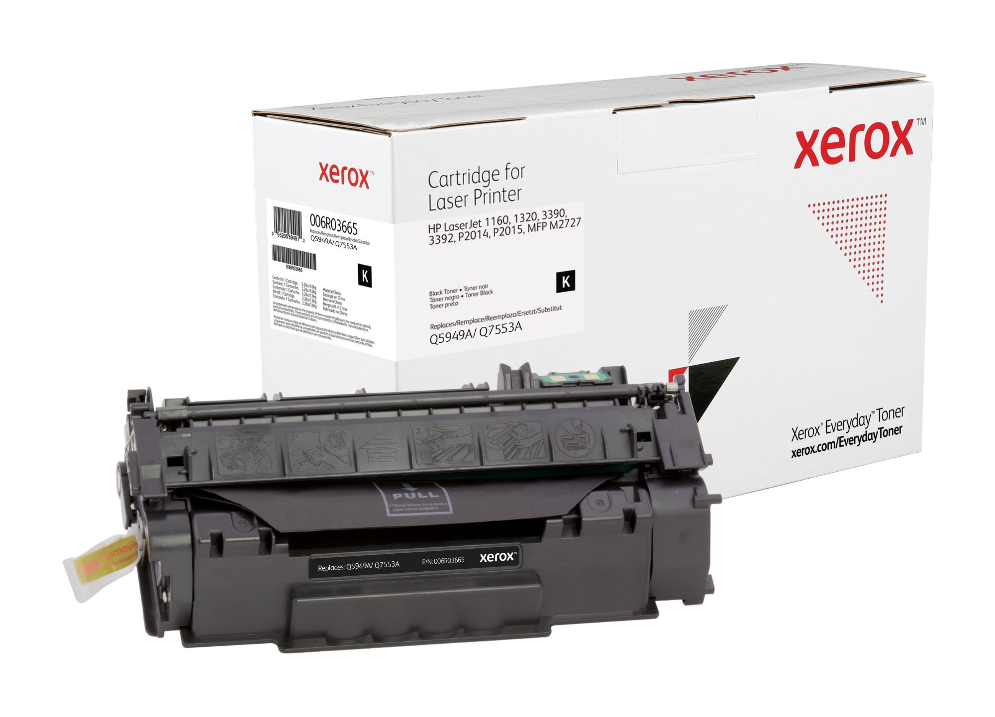 Xerox 006R03665 Toner cartridge black, 3K pages (replaces HP 49A/Q5949A 53A/Q7553A) for Canon LBP-3300/HP LaserJet 1120/HP LaserJet P 2015