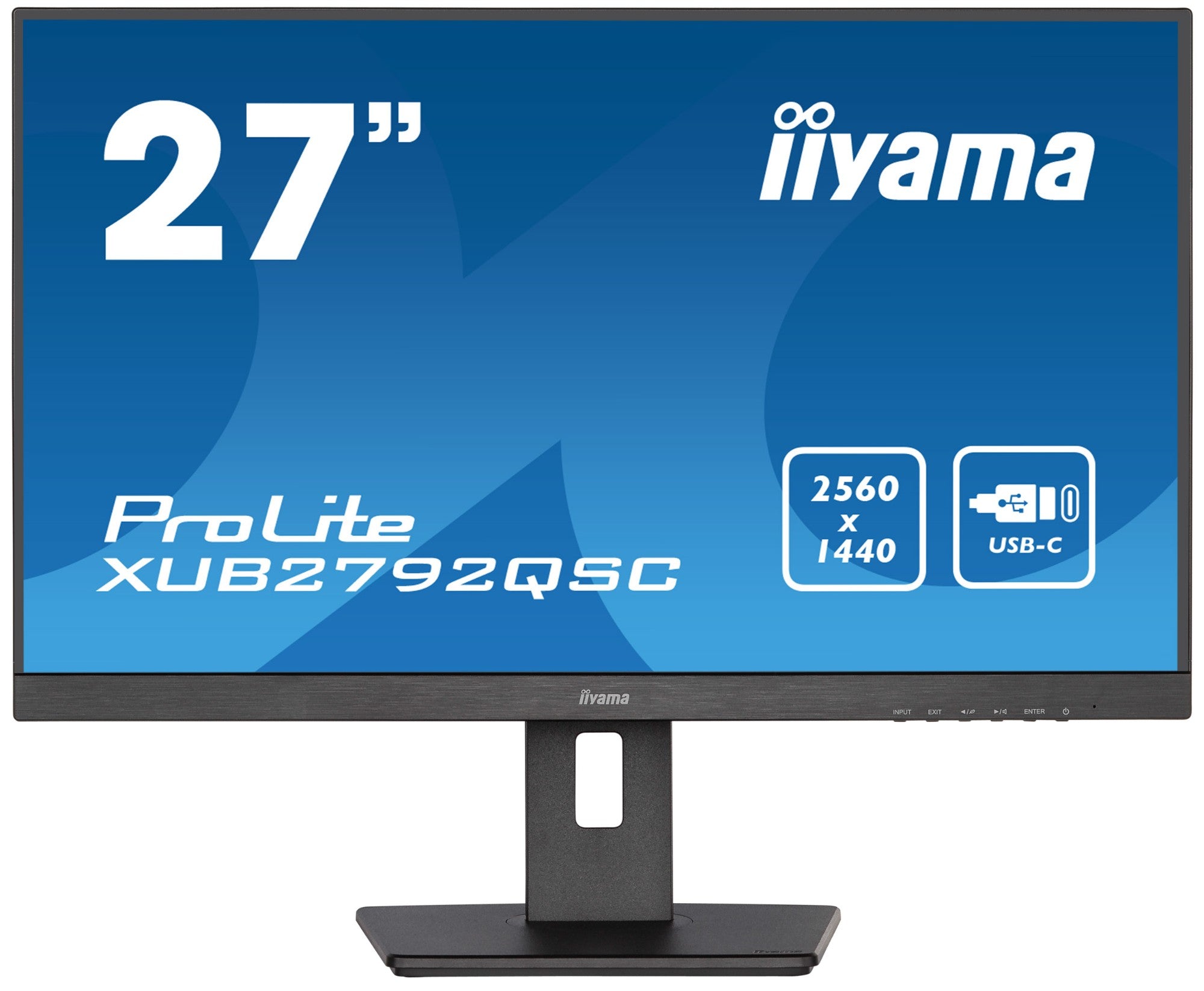 iiyama ProLite computer monitor 68.6 cm (27") 2560 x 1440 pixels Wide Quad HD LED Black