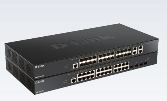 D-Link DXS-1210-28T network switch Managed L2/L3 10G Ethernet (100/1000/10000) 1U Black