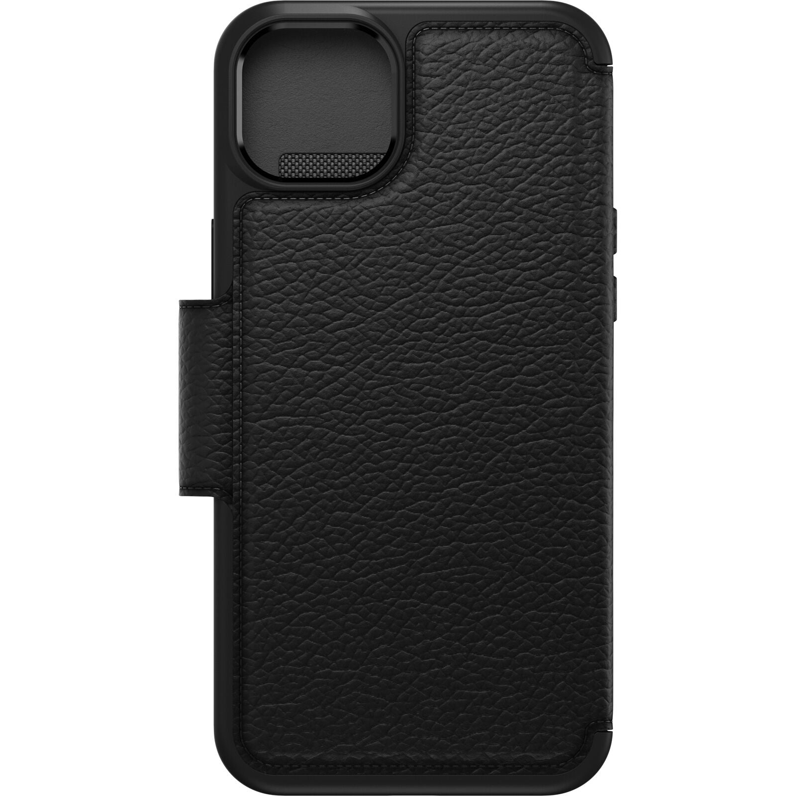 OtterBox Strada Case for iPhone 14 Plus, Shockproof, Drop proof, Premium Leather Protective Folio with Two Card Holders, 3x Tested to Military Standard, Black  - Telecom & Navigation - OtterBox