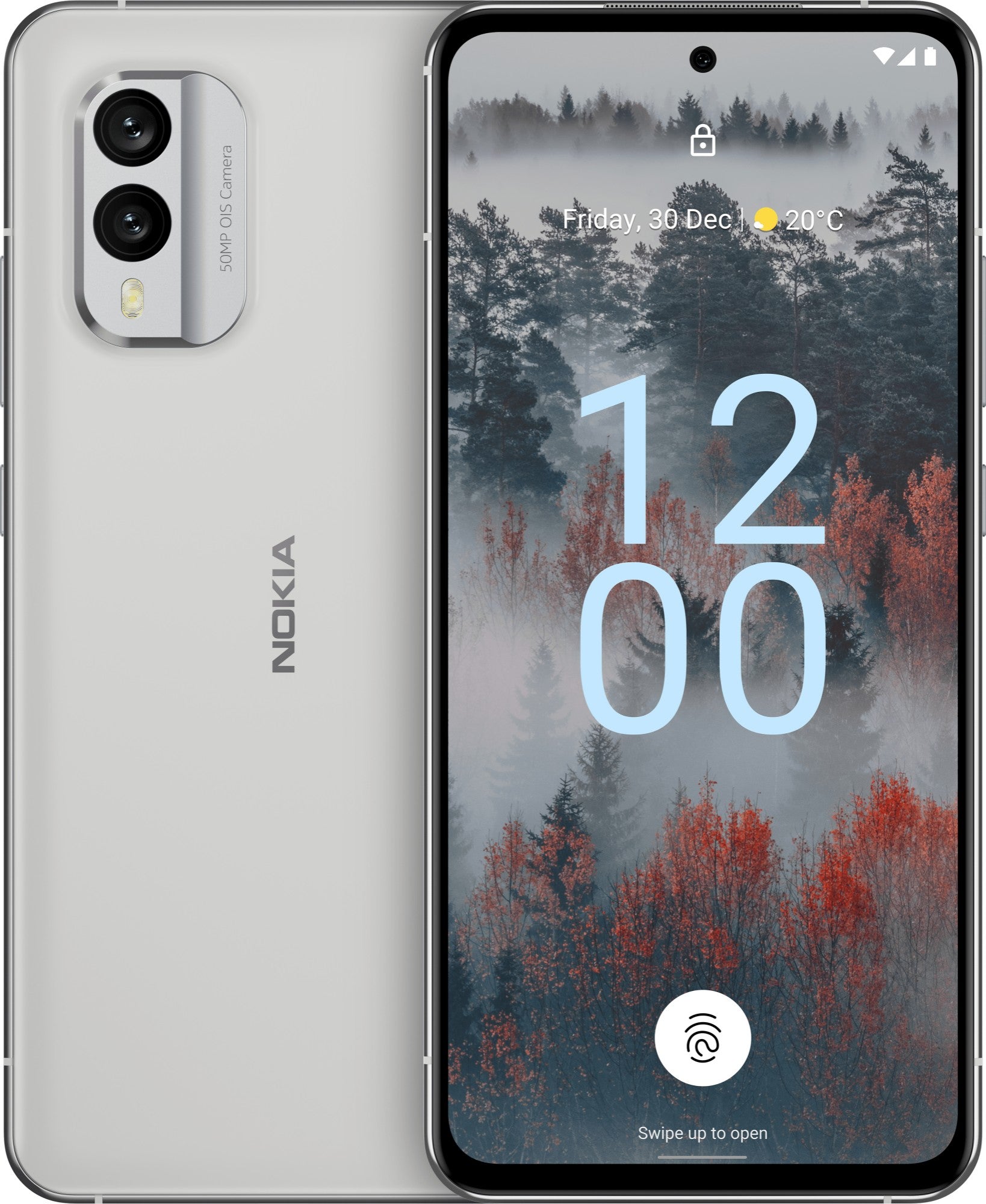 Nokia X30 5G 16.3 cm (6.43") Dual SIM Android 12 USB Type-C 6 GB 128 GB 4200 mAh White  - Telecom & Navigation - Nokia